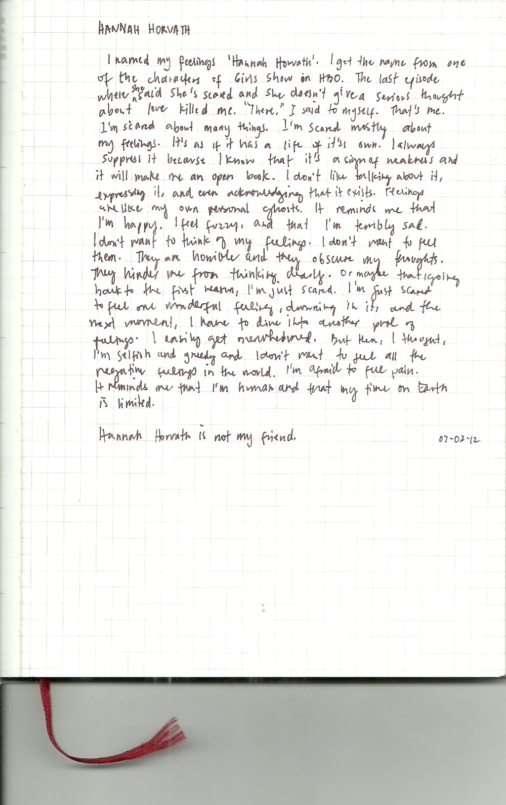 I Named My Feelings After Hannah&nbsp;Horvath